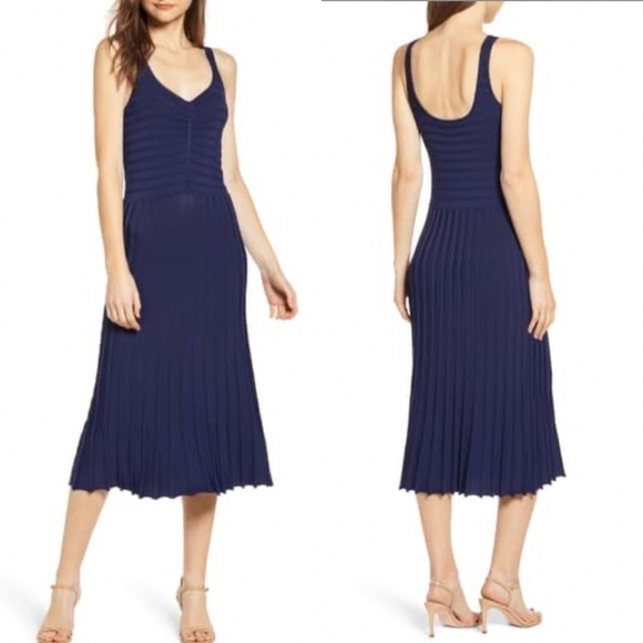 Chelsea 28 Tank Sweater Midi Dress Navy‎ Size XS - Picture 1 of 8